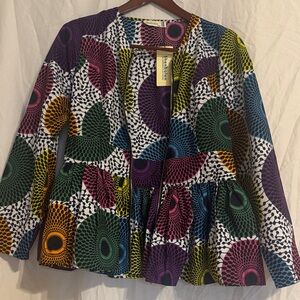 Colorful Patterned Blazer